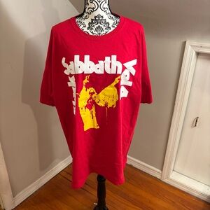 NWOT Black Sabbath Vol 4 Red shirt size 2XL band tee Heavy Metal rock